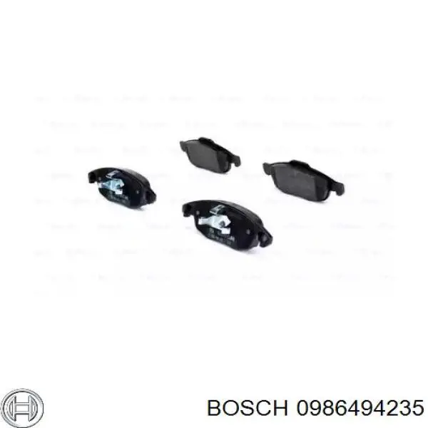 Pastillas de freno delanteras Citroen C4 UA