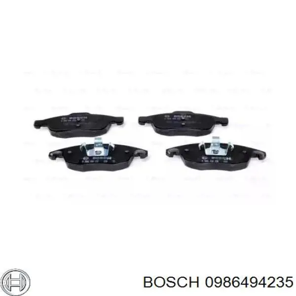 Pastillas de freno delanteras Citroen C4 UA