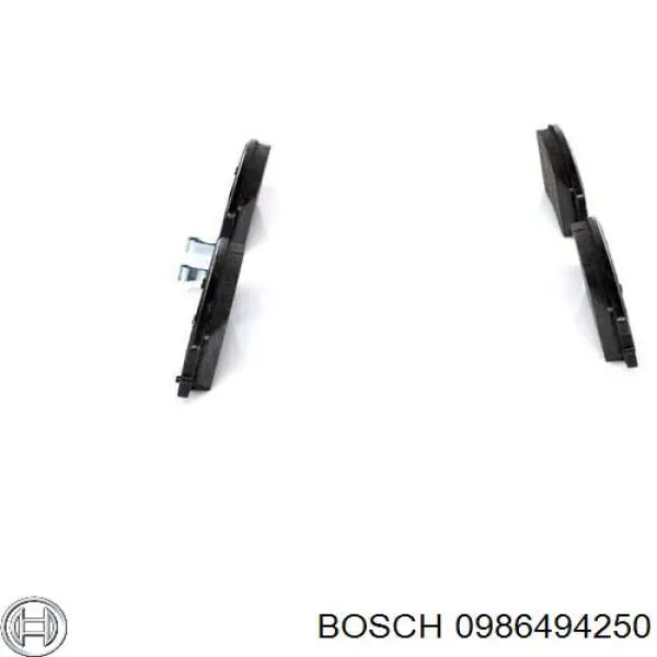 0986494250 Bosch pastillas de freno delanteras