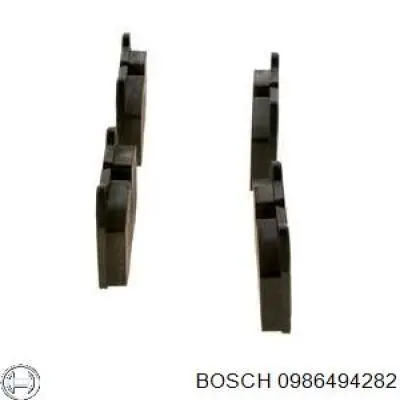 0986494282 Bosch pastillas de freno delanteras