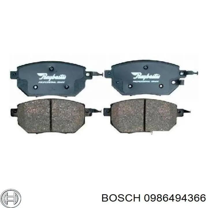 Pastillas de freno delanteras Nissan Navara D40M