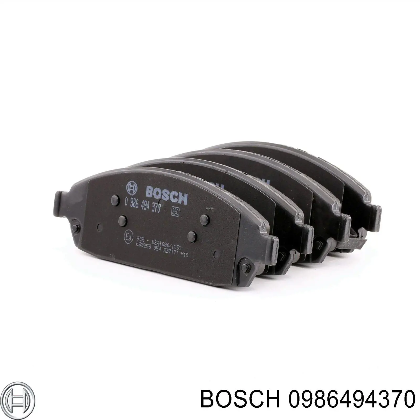 0986494370 Bosch pastillas de freno delanteras