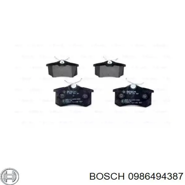 Pastillas de freno traseras Renault Scenic 1 JA0, JA1, FA0