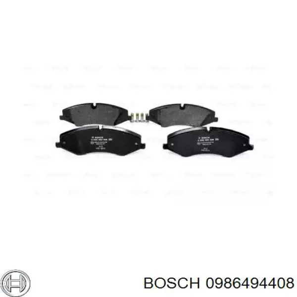 Comprar 0986494408 Bosch Pastillas delanteras de freno
