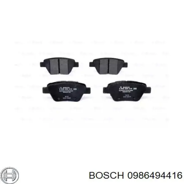 Pastillas de freno traseras Volkswagen Jetta 6 162, 163, AV3, AV2, AY2, AY3