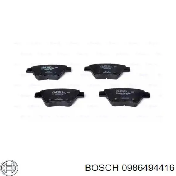 Pastillas de freno traseras Volkswagen Jetta 6 162, 163, AV3, AV2, AY2, AY3
