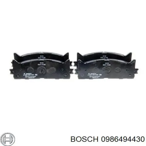 Comprar 0986494430 Bosch Pastillas delanteras de freno