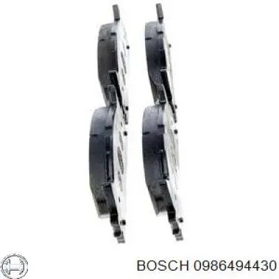 Pastillas de freno 0986494430 Bosch