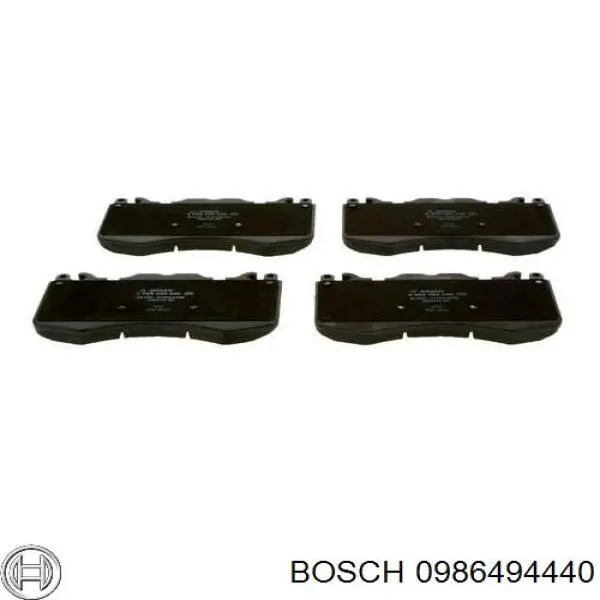 Pastillas de freno 0986494440 Bosch