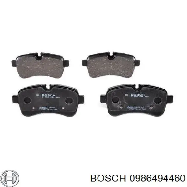 Pastillas traseras Open Parts BPA128200