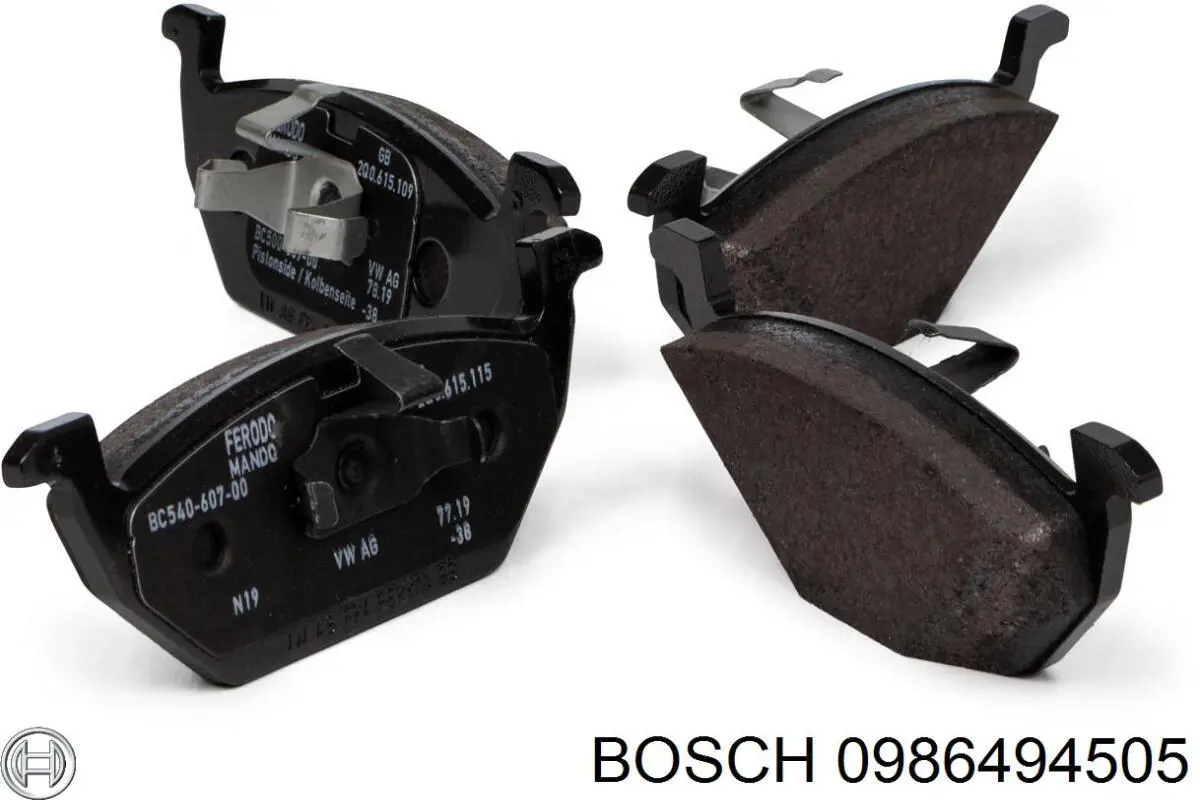 Pastillas de freno delanteras Seat Ibiza 5 KJ1, KJG