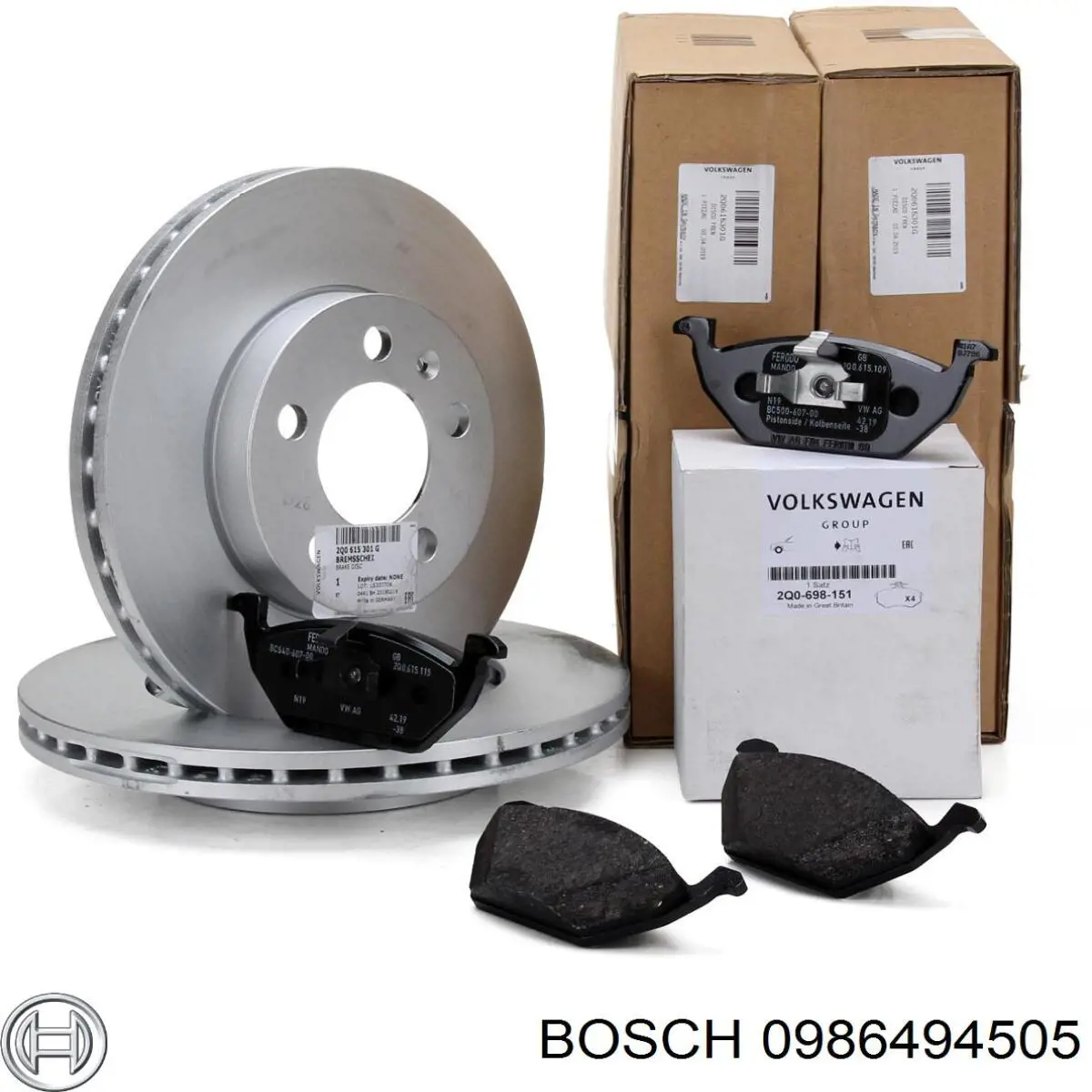 Pastillas de freno delanteras Seat Ibiza 5 KJ1, KJG