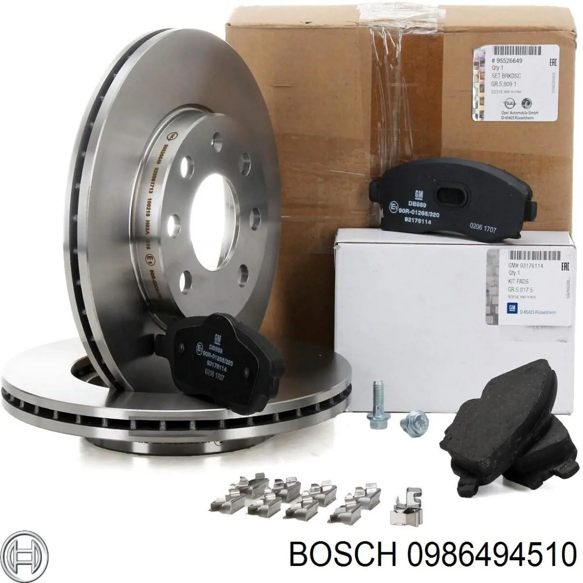 Pastillas de freno delanteras Opel Corsa F08, F68