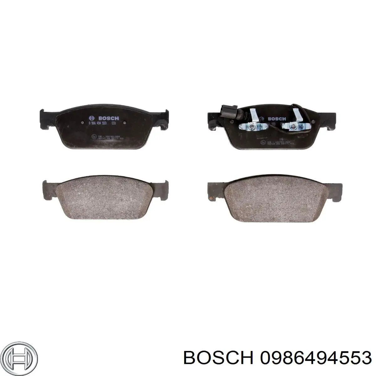 0986494553 Bosch pastillas de freno delanteras