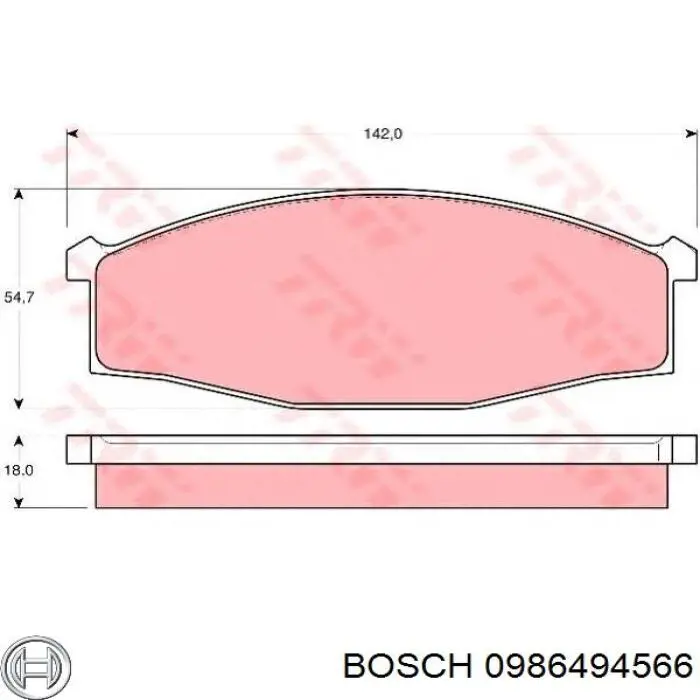 Pastillas freno delanteras Bosch 0986494566 precio, desde 26,93 EUR