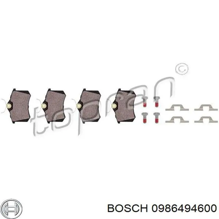 Pastillas de freno traseras Renault Scenic 1 JA0, JA1, FA0