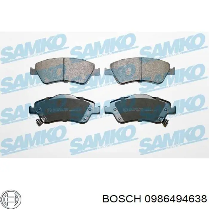 Pastillas de freno delanteras Toyota Corolla E12