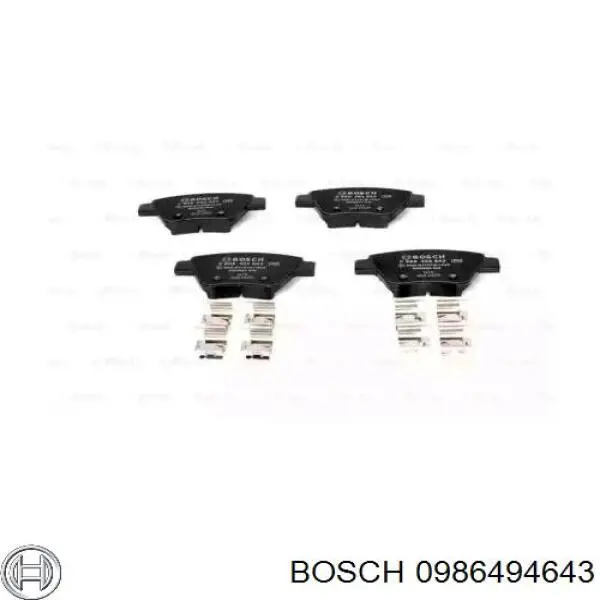 Pastillas de freno traseras Volkswagen Jetta 6 162, 163, AV3, AV2, AY2, AY3