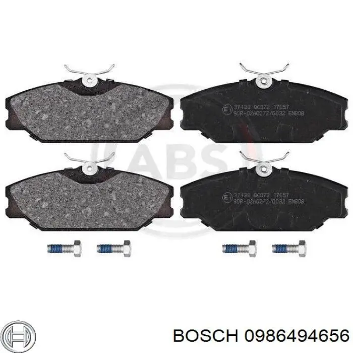 Pastillas de freno delanteras Renault Laguna 1 B56, 556