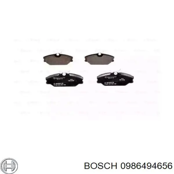 Pastillas de freno delanteras Renault Laguna 1 B56, 556