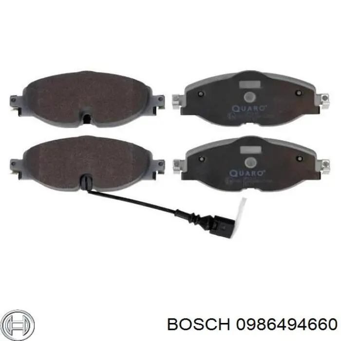 Pastillas de freno delanteras Volkswagen Tiguan 1 5N1, 5N2