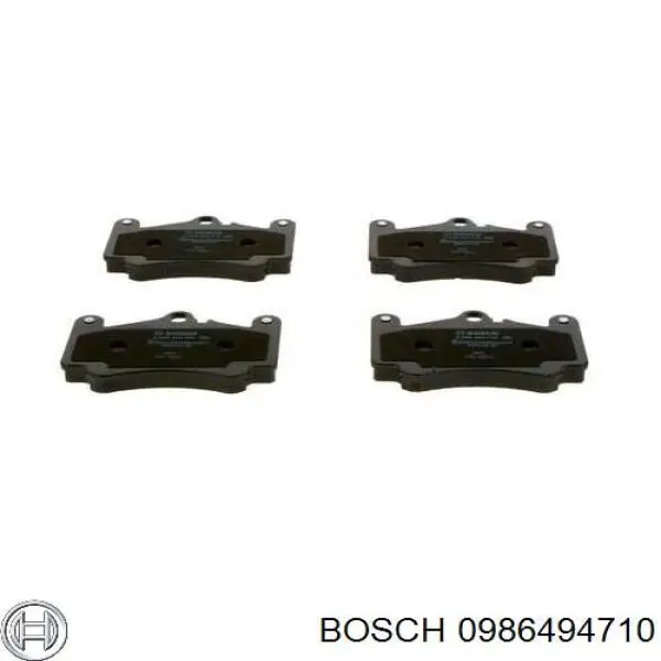 0 986 494 710 Bosch pastillas de freno delanteras