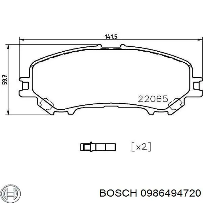 Pastillas de freno delanteras Nissan Qashqai 2 J11