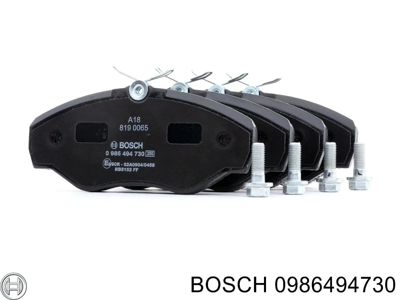 0986494730 Bosch pastillas de freno delanteras