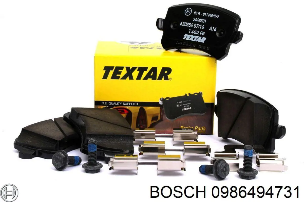 Pastillas de freno traseras 0986494731 Bosch