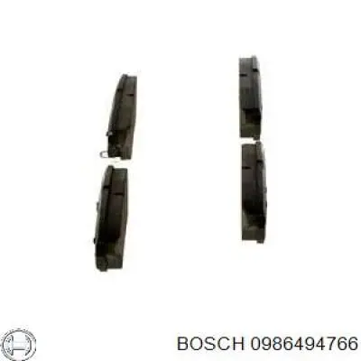 0986494766 Bosch pastillas de freno traseras