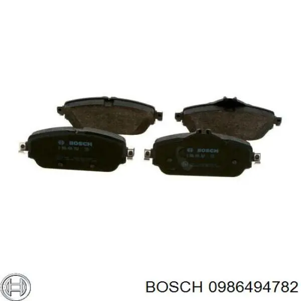 0986494782 Bosch Pastillas delanteras