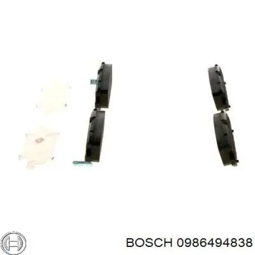 PP414AF Japan Parts Pastillas freno traseras