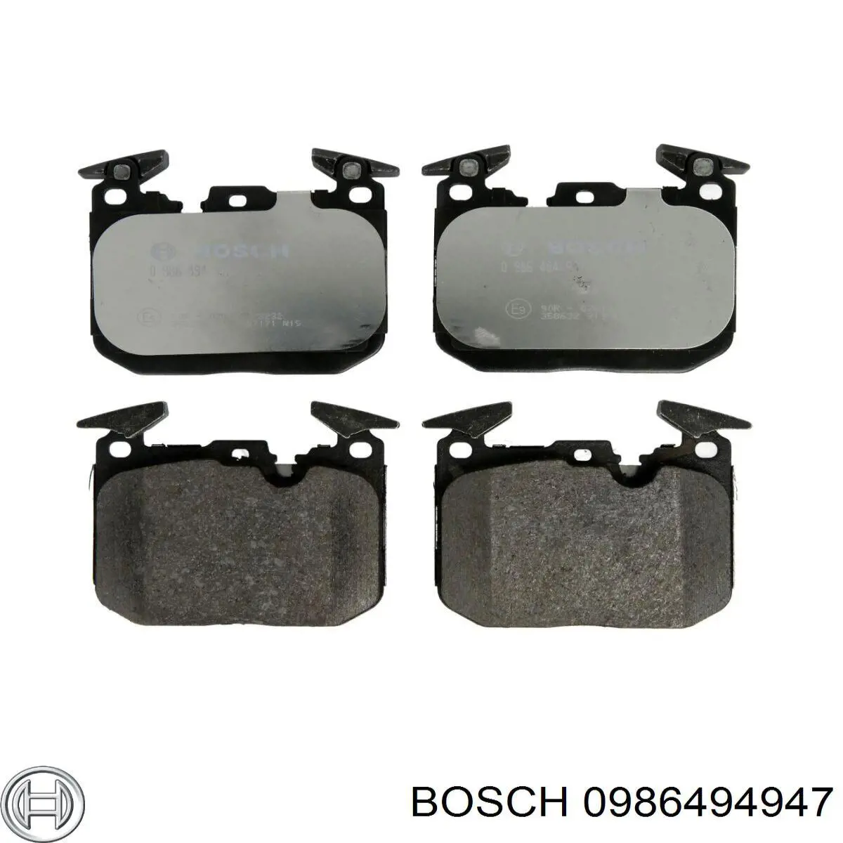 0 986 494 947 Bosch pastillas de freno delanteras