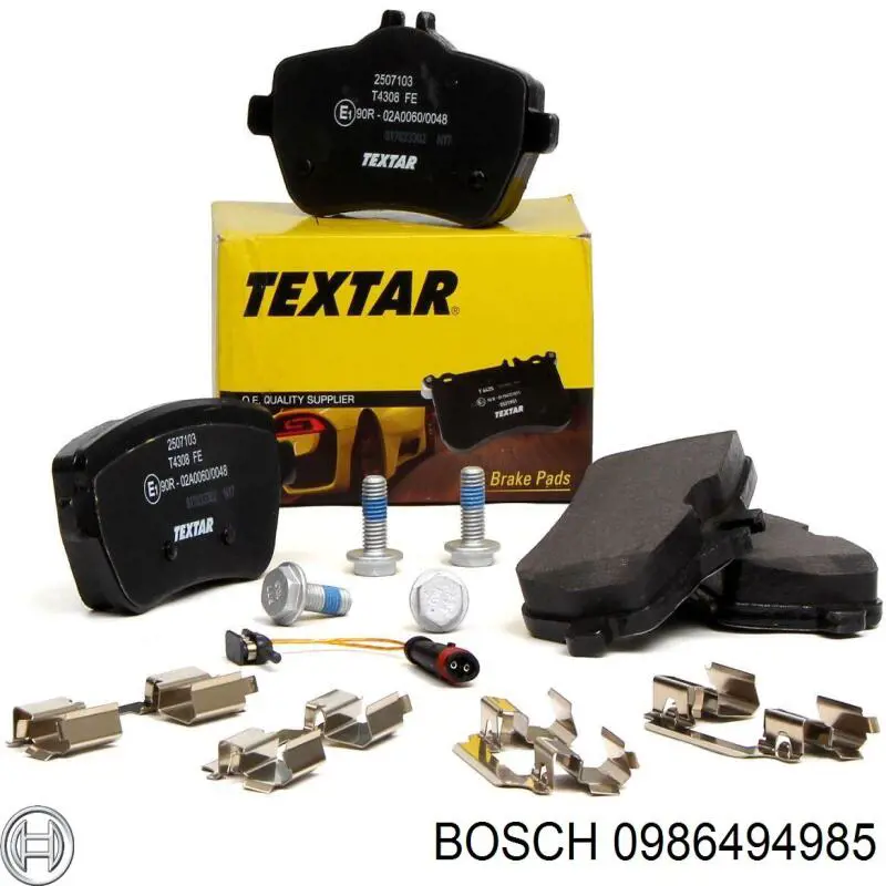 Comprar 0986494985 Bosch Pastillas delanteras de freno
