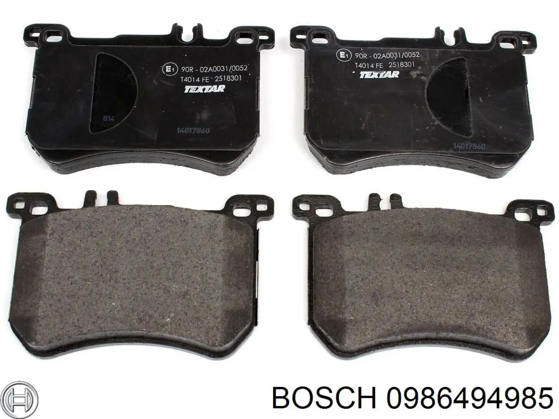Pastillas freno delanteras Bosch 0986494985 precio, desde 43,78 EUR