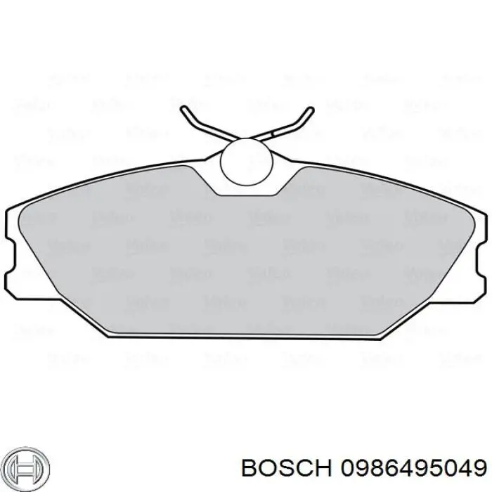 Pastillas de freno delanteras Renault Laguna 1 B56, 556
