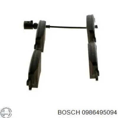 0986495094 Bosch pastillas de freno traseras