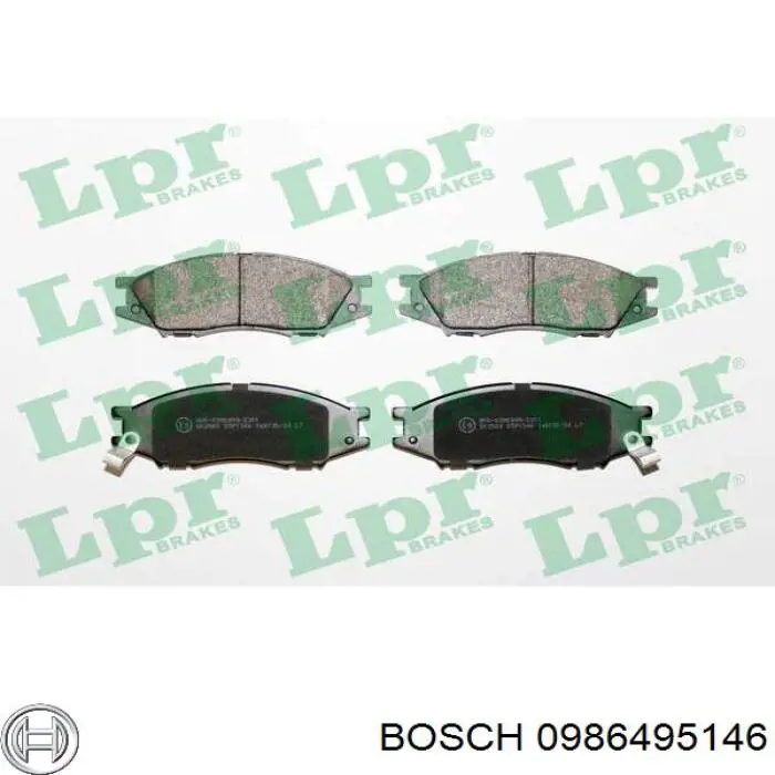 Comprar 0986495146 Bosch Pastillas delanteras de freno
