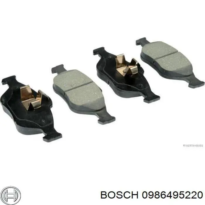 Comprar 0986495220 Bosch Pastillas delanteras de freno