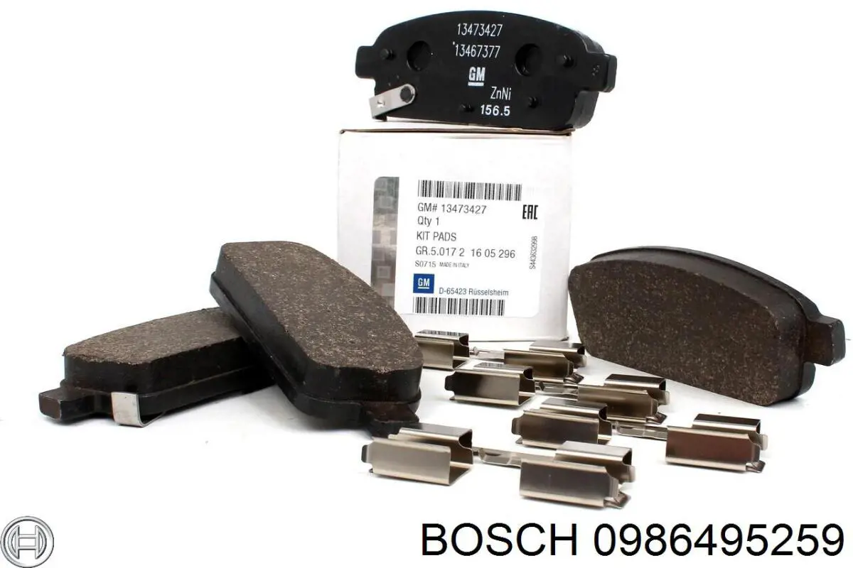 Comprar 0986495259 Bosch Pastillas de freno traseras