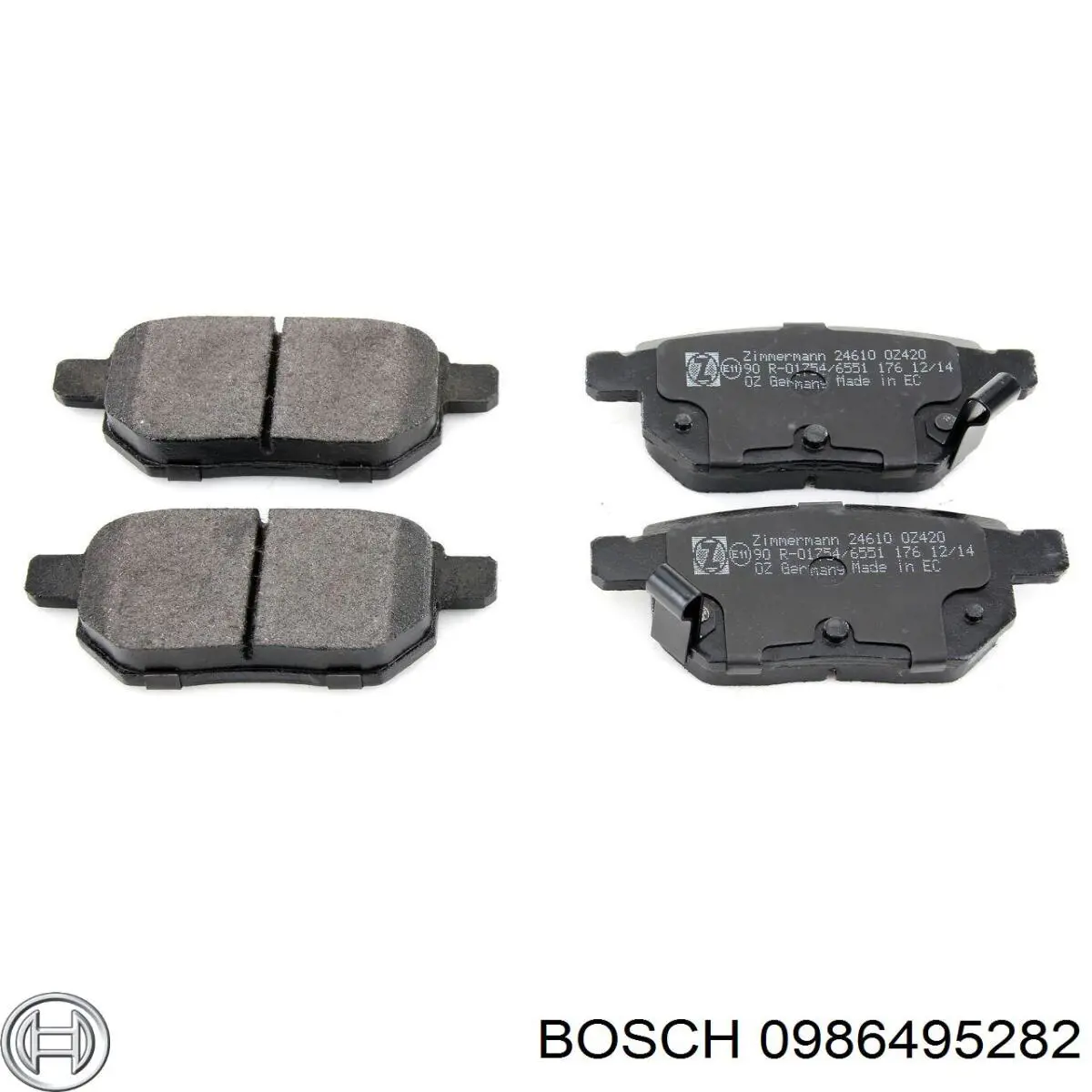 Pastillas traseras Bosch 0986495282