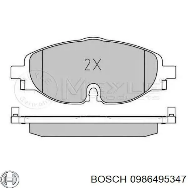 Pastillas de freno delanteras Volkswagen Tiguan 1 5N1, 5N2