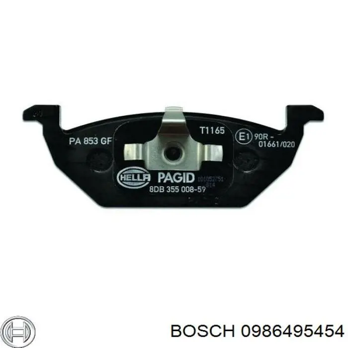 Pastillas de freno delanteras Seat Ibiza 5 KJ1, KJG