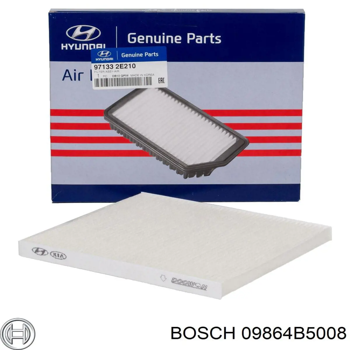 0 986 4B5 008 Bosch filtro de habitáculo