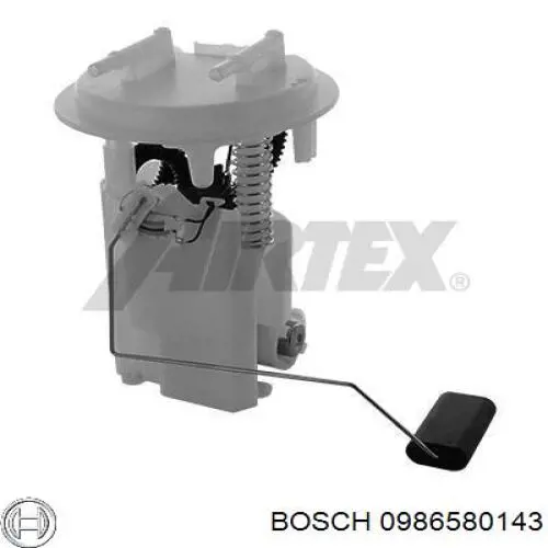 0986580143 Bosch módulo alimentación de combustible