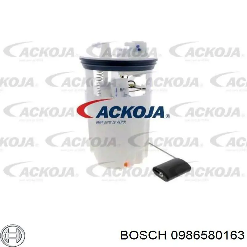 0986580163 Bosch módulo alimentación de combustible