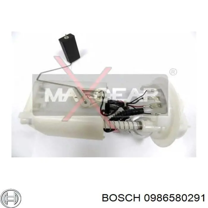 0 986 580 291 Bosch módulo alimentación de combustible