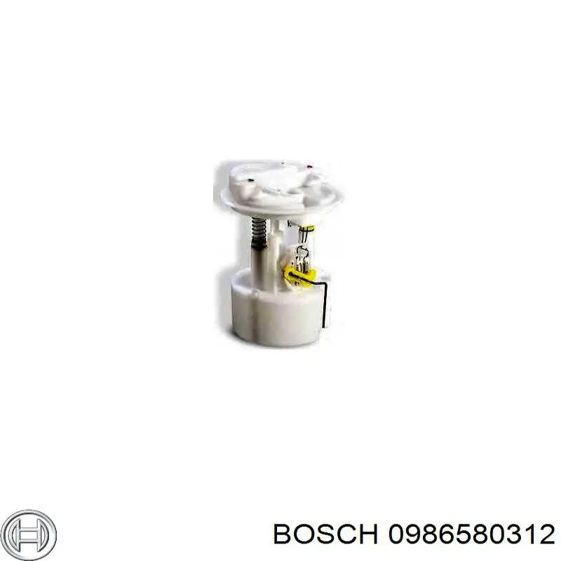 0 986 580 312 Bosch módulo alimentación de combustible