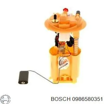 Bomba de combustible eléctrica sumergible BOSCH 0986580351