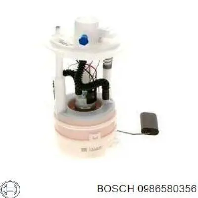 0986580356 Bosch módulo alimentación de combustible